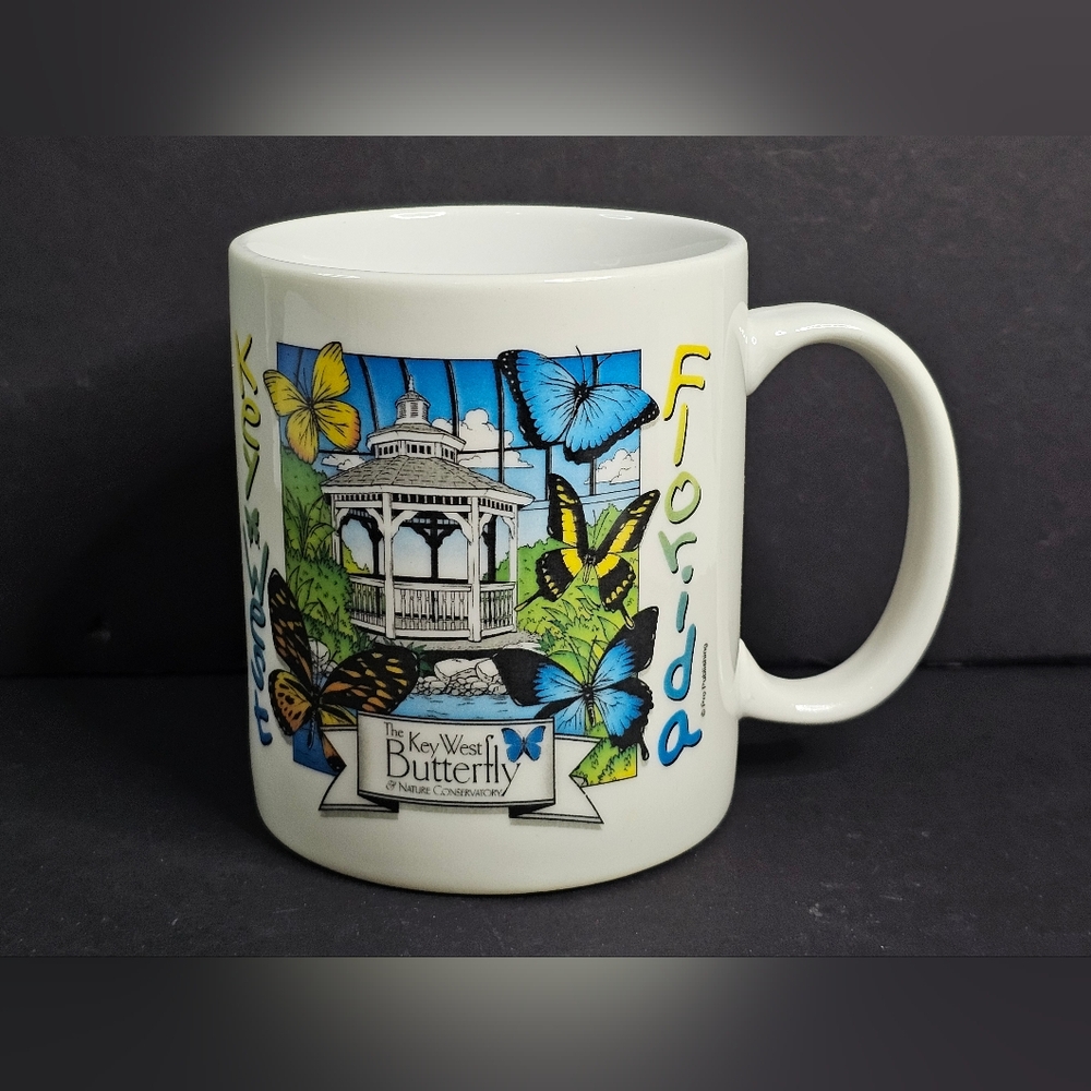 Key West Butterfly & Nature Conservatory Park Florida Coffee Mug Cup Tropical